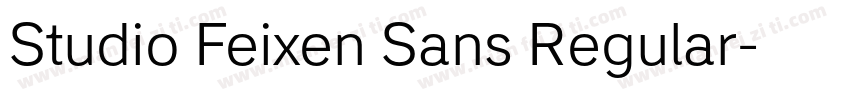 Studio Feixen Sans Regular字体转换